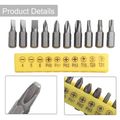 Magnetischer Bohrer Schraubendreher Bit-Set Schlitz Kreuzschlitz Bit-Set