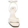 ZARA Fashionable Ankle Strap High Heels Sandals Women Sandals White 12333510001