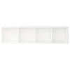 Bücherregal/TV-Schrank, multifunktionale Aufbewahrungseinheit, stehendes dekoratives Regal, 36×30×143 cm