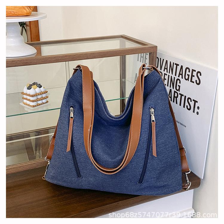 Tote Bag Women's Large Capacity 2025 New Casual Fashion Niche Backpack High-end Multi-functional School Bag Backpack