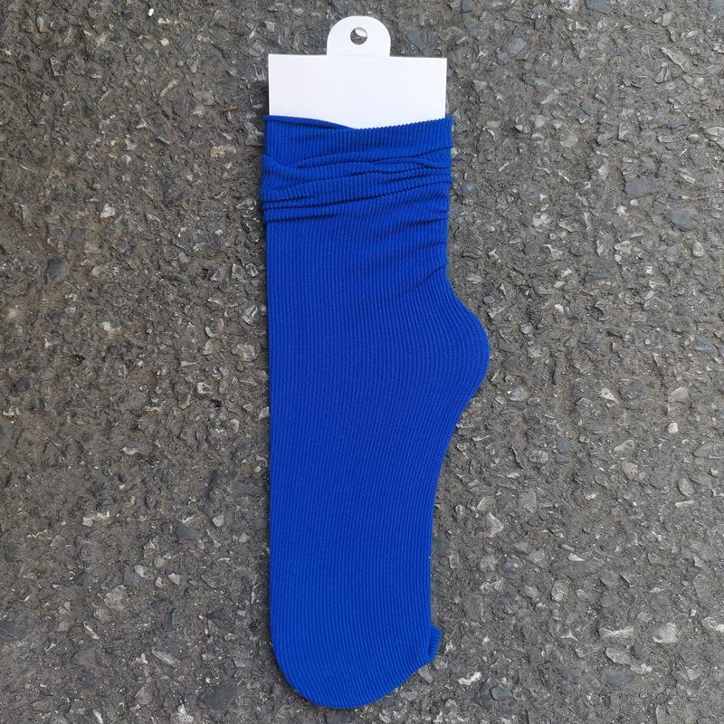 Spring/Summer Breathable Cotton Socks: Thin, Anti-Pilling, Seamless Postpartum Comfort, Solid Color, Casual Fashion