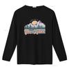 Retro Vintage Take Me To The Lake Mountain Sunset Nature Outdoor Casual Print T Shirt Vintage Washed Designer Clothes Stylish