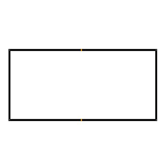 

Линии для пляжного волейбола 26,3 x 52,6 для песка, ограничительные линии шириной 2,5 дюйма чёрный