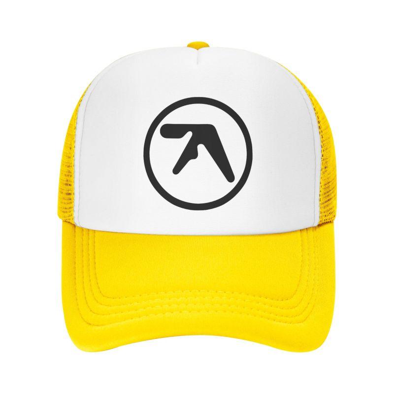 Aphex Twin Print Mesh Baseball Cap Unisex Outdoor Sports Running Cycling Snapback Hat Summer Breathable Sun Visor Caps Adjustable
