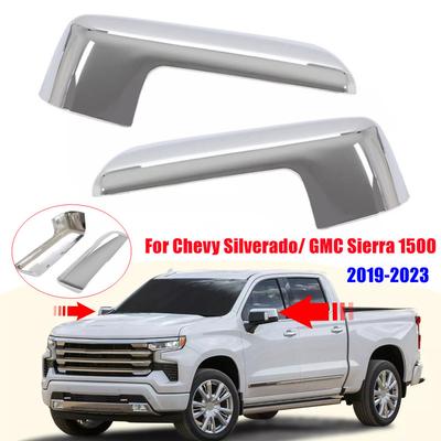 Para Chevy Silverado 1500 CMC SIERRA - Cubierta de Espejo Lateral Retrovisor Trasero de Repuesto para Coche Tapa de Ala Embellecedor de Carcasa Exterior de Puerta