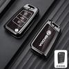 WVCL8 Car Folding Remote Key Fob Case Fob Cover Protector Holder Shell For Skoda Octavia Kodiaq Karoq Auto Keychain Accessories
