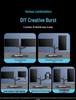 Height-Adjustable Dual Screen Monitor Riser for 24/27/32 Inch Screens