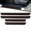Car Trunk Door Sill Plate Protectors Universal Protective Pad Anti Scratch Cover Bumper Rubber Strip Pad Mouldings For
