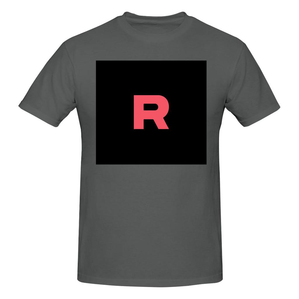 Funny Letter R Team Rocket Logo Unisexs Printed TShirt Unisex T shirtAnime