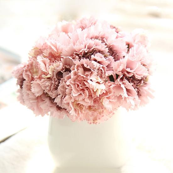 1 Bouquet Charming Fake Flower Bouquet Portable Faux Silk Flower Wedding Props