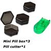 7 Day Pill Organizer Case Portable Plastic Medication Planner for Vitamins Fish Oils Supplements Capsule Container