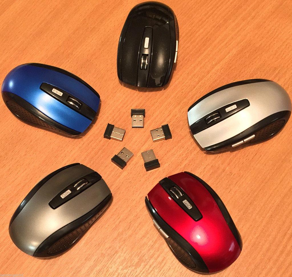 Sleek 2.4ghz Wireless Cordless Optical Scroll Dpi Mouse For Pc And Laptop Use