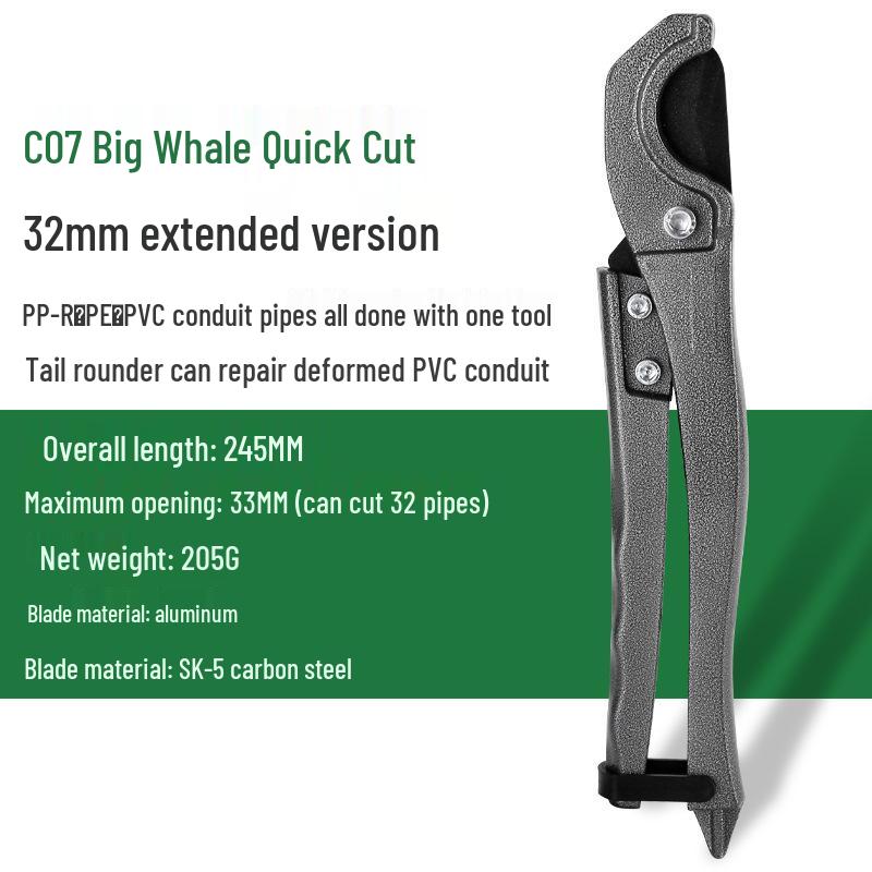 PVC Pipe & Conduit Quick Cutter Scissors