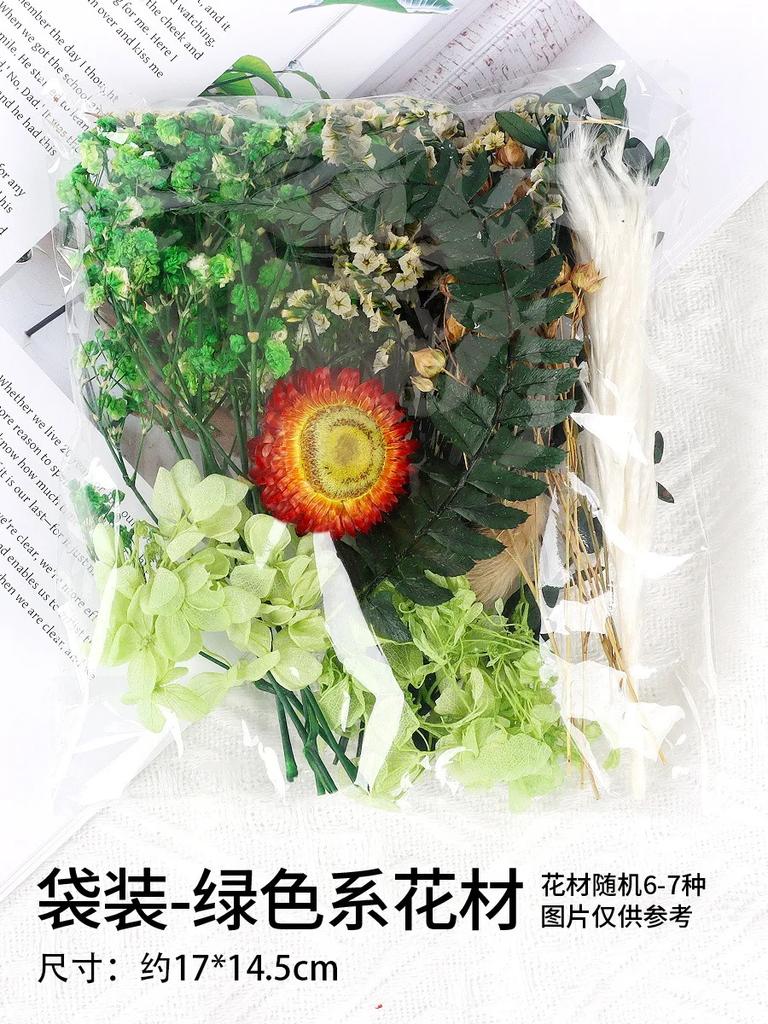 1 Bag DIY Natural Plants Dried Starry Sky Flowers Preserved Materials Kit Epoxy Resin Candles Soap Floral Materials Set Flowers