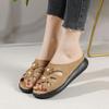 Fashion Woman Slippers Outside Hollow Sandals Vip Casual Top Designs Cheap Liquidation Shoes for Women Non Slip Chic and Elegant Slides