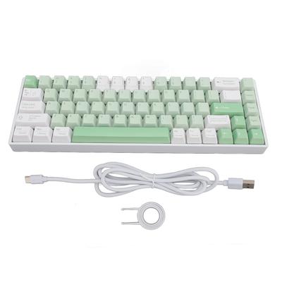 68 tasten Mechanische Tastatur 2,4G Wireless Bluetooth 3,0 5,0 Typ C Kabelgebundene RGB Hintergrundbeleuchtung