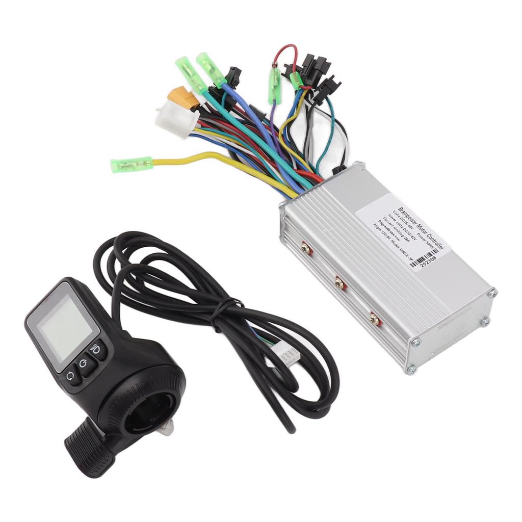 36V 48V 500W 28A 128DX Waterproof Thumb Throttle Panel Sinewave 3 Mode Brushless Controller Kit