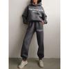 Casual Hoodie Set Winter Couple Matching Fashion Streetwear Outfit