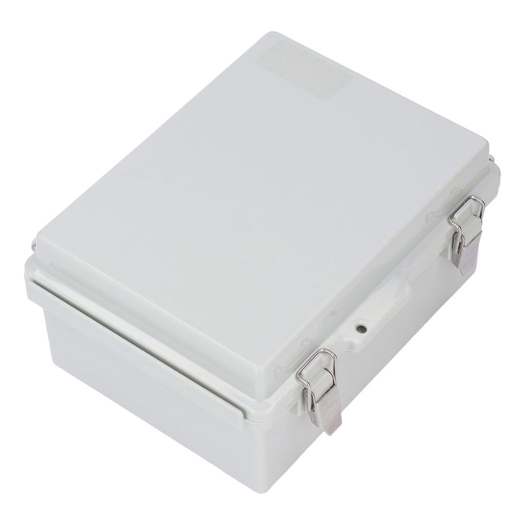 Electrical Junction Box IP67 Plastic Enclosure Weatherproof Electrical Project Case with Stainless Steel Hinge for