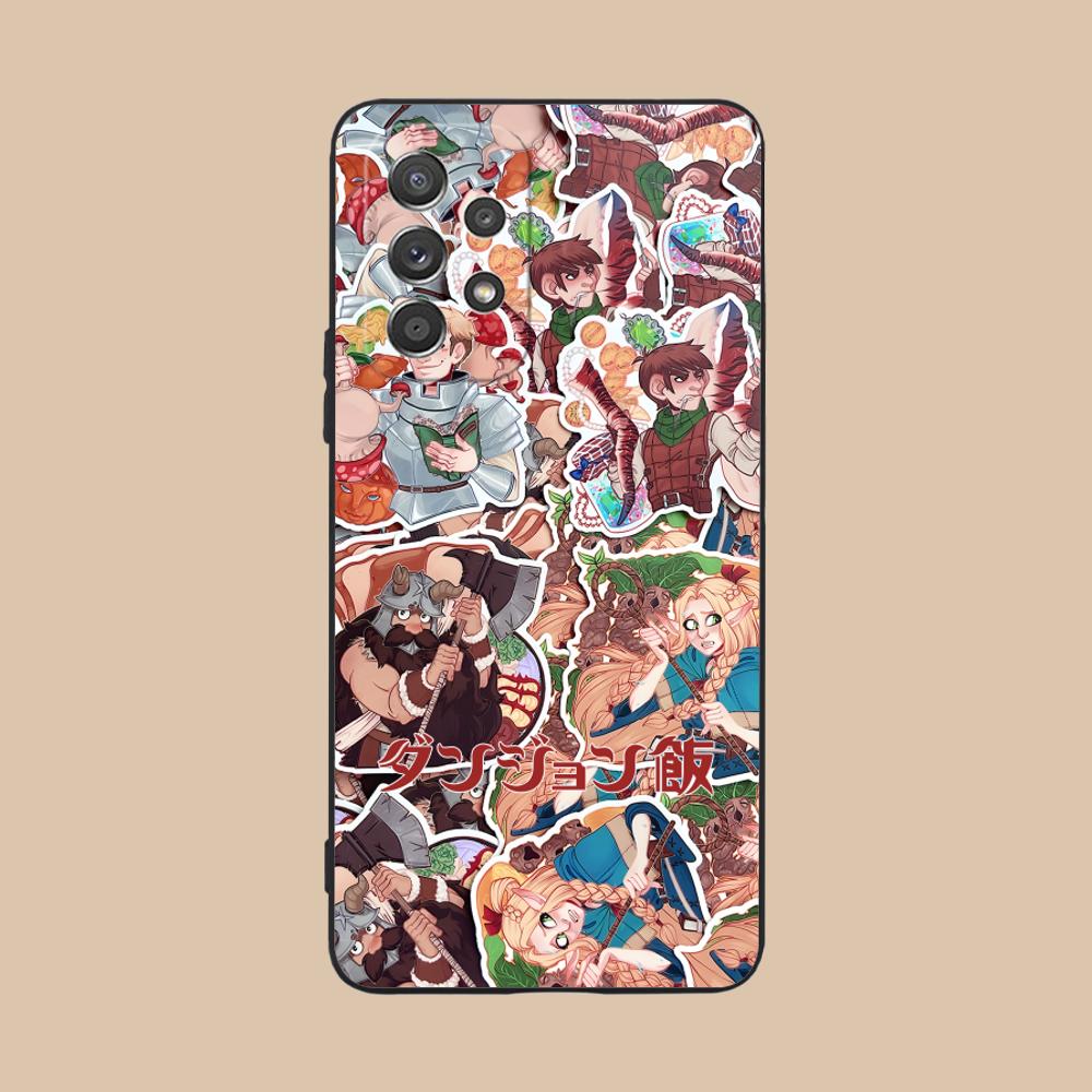 

Dungeon Meshi Mobile Phone Case for Samsung Galaxy M55 54 42 35 34 33 32 23 22 15 14 13 12 F55 5G Colour Printing Pretty Luxury Galaxy F04