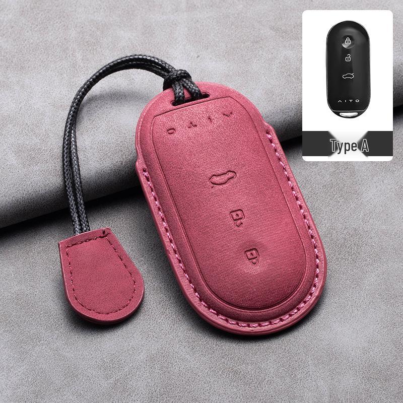 AITO M7/M5/M9 Key Case: Ultra Protective Car Accessories Shell for Men and Women, Extends Remote Control Range