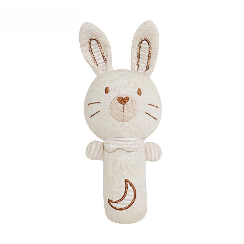 

Набор детских погремушек из органического хлопка для 0-1 года - Игрушка для прорезывания зубов и успокоения