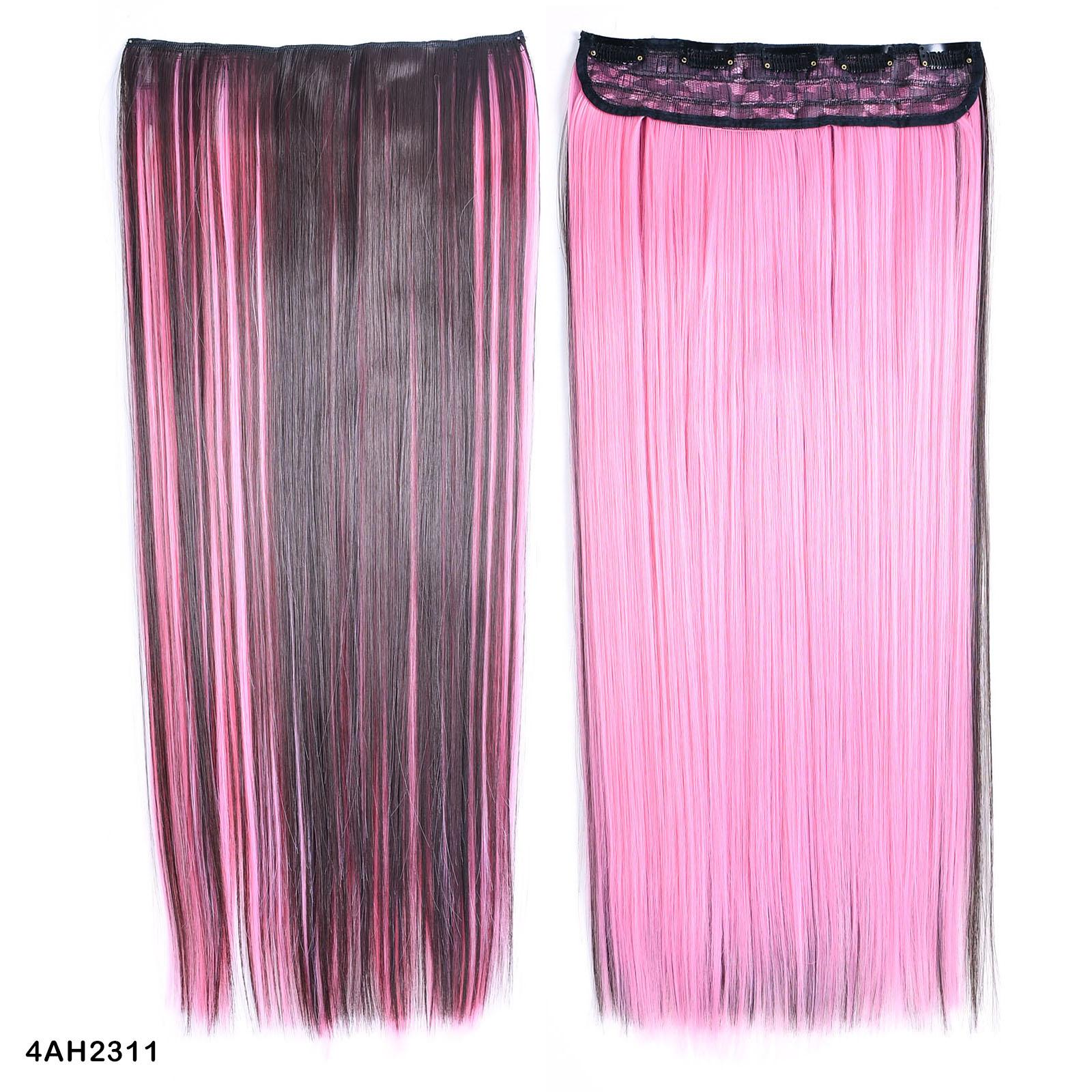 

наращивание волос на заколках длинные прямые волосы