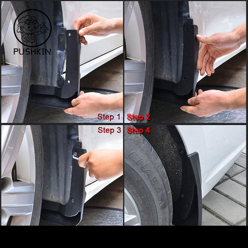 ABS For GWM Great Wall Tank 300 2023 2024 2025 Car Mud Flaps Splash Guard Mudguard Fender External Cover Automobile Accessory