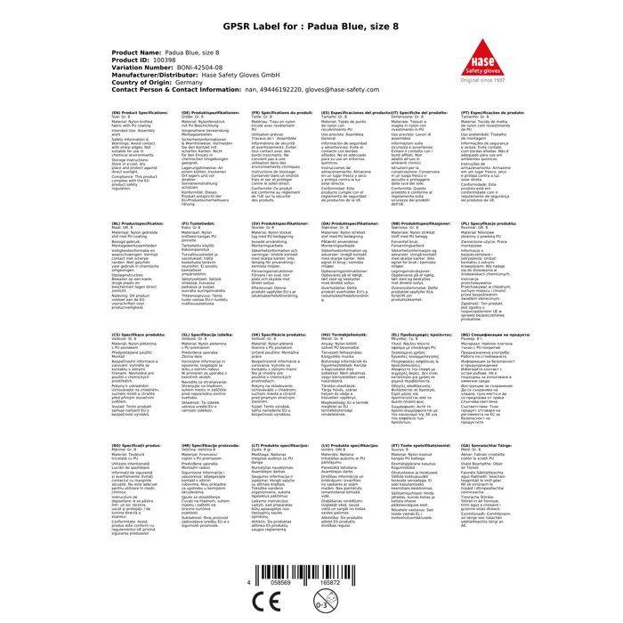 Gants de travail, Gants de protection, Gants de montage Taille 8