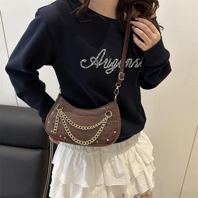 Today's Popular Women's Chain Portable Shoulder Armpit Bag New Versatile Fashion Messenger Bag