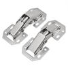 2Pcs 90 Degree Concealed Hinge Cabinet Cupboard Furniture Decor Hinge W/ Screws