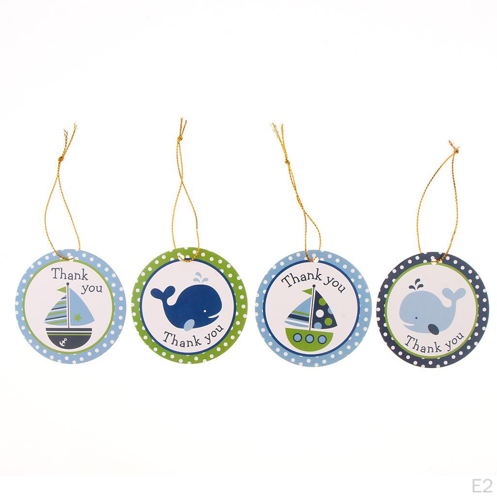 24 Pieces Modern Paper Hanging Tag Plague Home Wedding Party Decor A