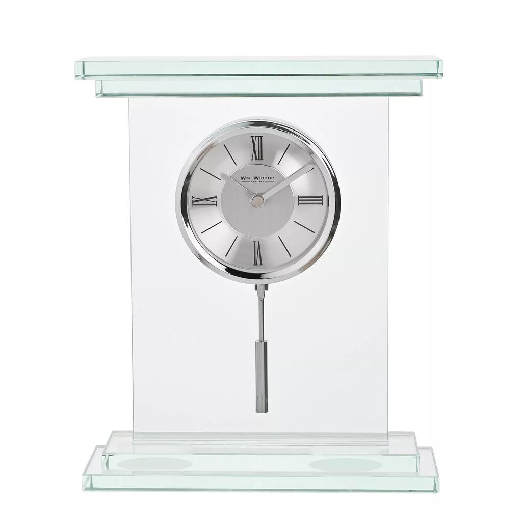 William Widdop Glaspendelklocka