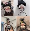 Lustiges Haarband Cartoon Plüschpuppe Stirnband Breitkrempige Haarnadel Foto Kopfschmuck