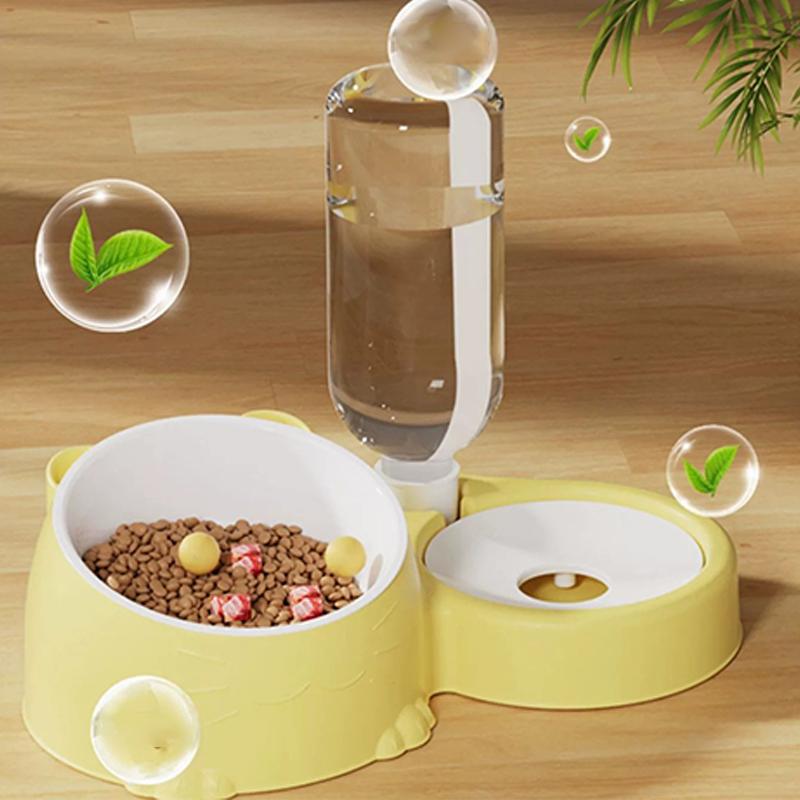 1 Stück Blau Haustier Hund Katze Napf Brunnen Automatisch Futter Wasser Spender Behälter Für Katzen Hunde Trinken Haustierartikel