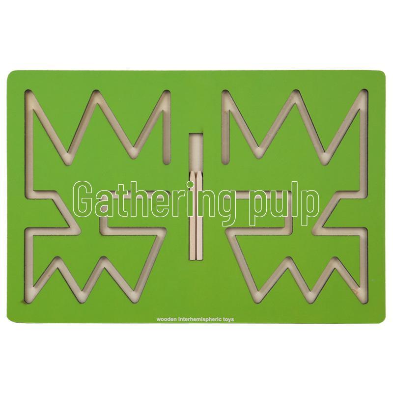 Wooden XO Tic-Tac-Toe: Kids' Educational Logic Training Game for Two Players