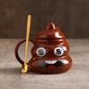 Cute Poop Mug Funny Ceramic Parody Poop Cup Personality Bizarre Poop Cup Birthday Gift