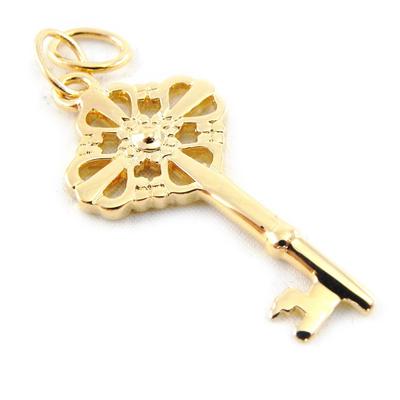 [B9587] - Gold Plated 'Key To Possibilities' Pendant