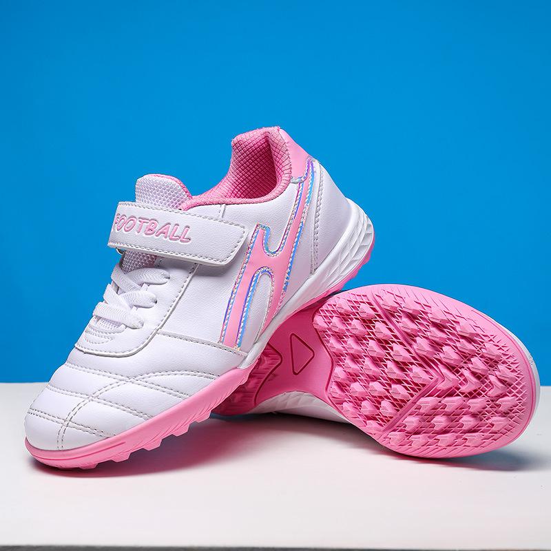 

Children s football shoes, boys and girls, primary and secondary school students competition training, shoe grinding, stickers, flat-soled broken nail 30