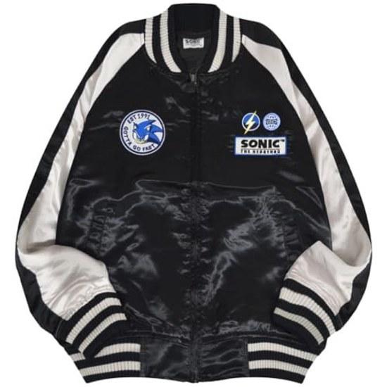 Yoshida Yu Sonic Hedgehog Sukajan Sega Game Outer Embroidery Jacket