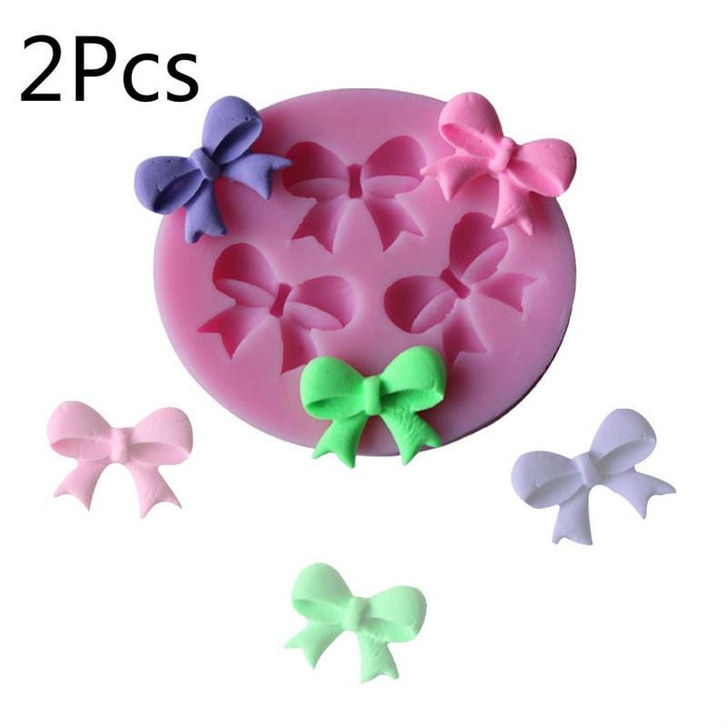 Bow Ties Silicone Cake Mold 3D Chocolate Candy Mold DIY Cake Tools Baking Pastry Fondant Cake Decora