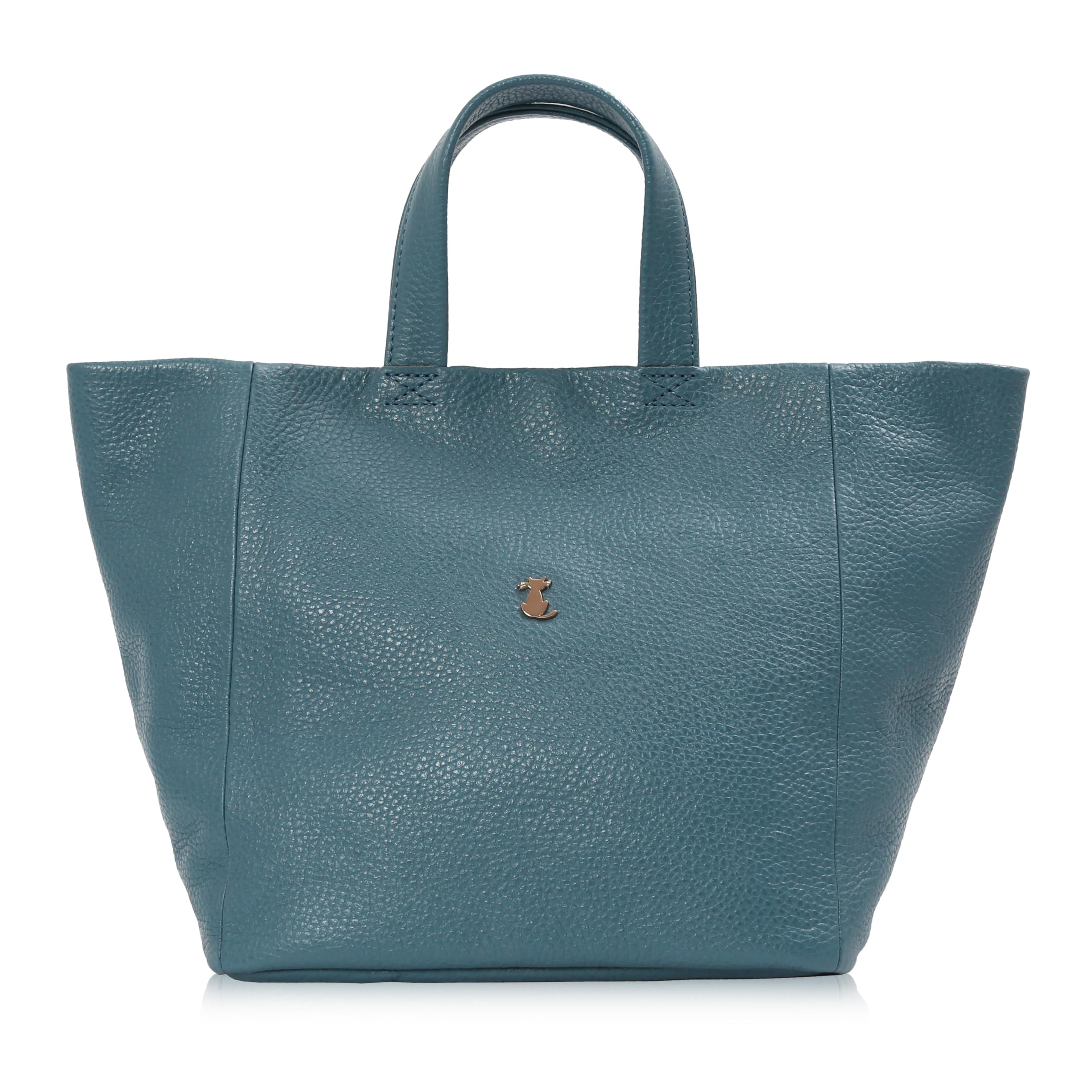 

of Mini Tote Bag Cowhide KAKURENBO Series [Essence Poison] Women s KDE-3231 (CAT Blue)