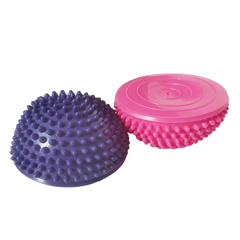 Palla Semisfera Gonfiabile per Massaggio Allenamento Equilibrio Palla Tattile Palla Fitness Trainer Core Antiscivolo per Yoga Pilates Allenamento a Casa