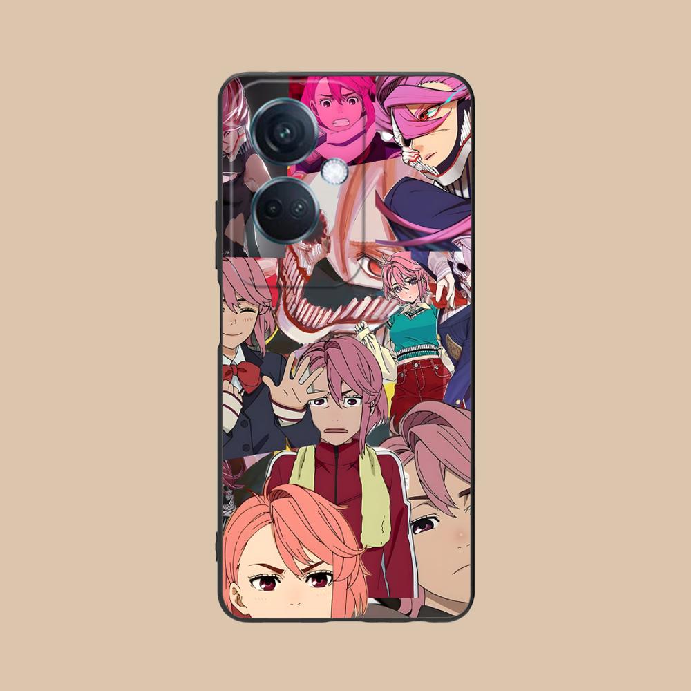 Dandadan Aira Shiratori Phone Case for OPPO Reno 14 13 12 11 10 9 8 7 6 5 F T Pro 5G Colorful Printing Cover Pretty Luxury Cover