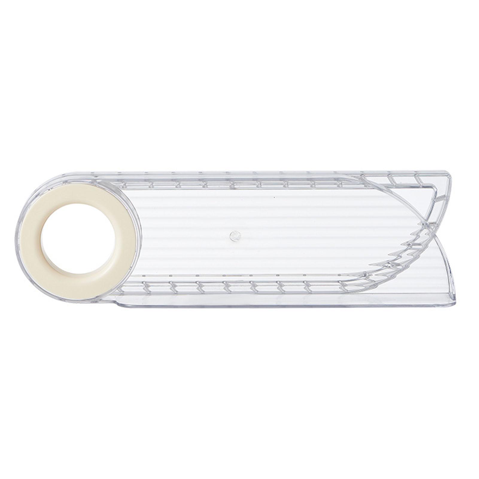 

Light Luxury Clothes Hanger Shelf Rounded Corner Smoothing Holder For Bathroom прозорий білий колір