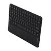 Wireless Keyboard 10in Round Keycap Touchpad Function Portable Widening Enlarging Waterproof Dustproof Laptop Keyboard
