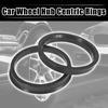 X AUTOHAUX Hub Ring 63.4 72.6 Hub Centric Ring Hub Centers Wheel Bore Spacer