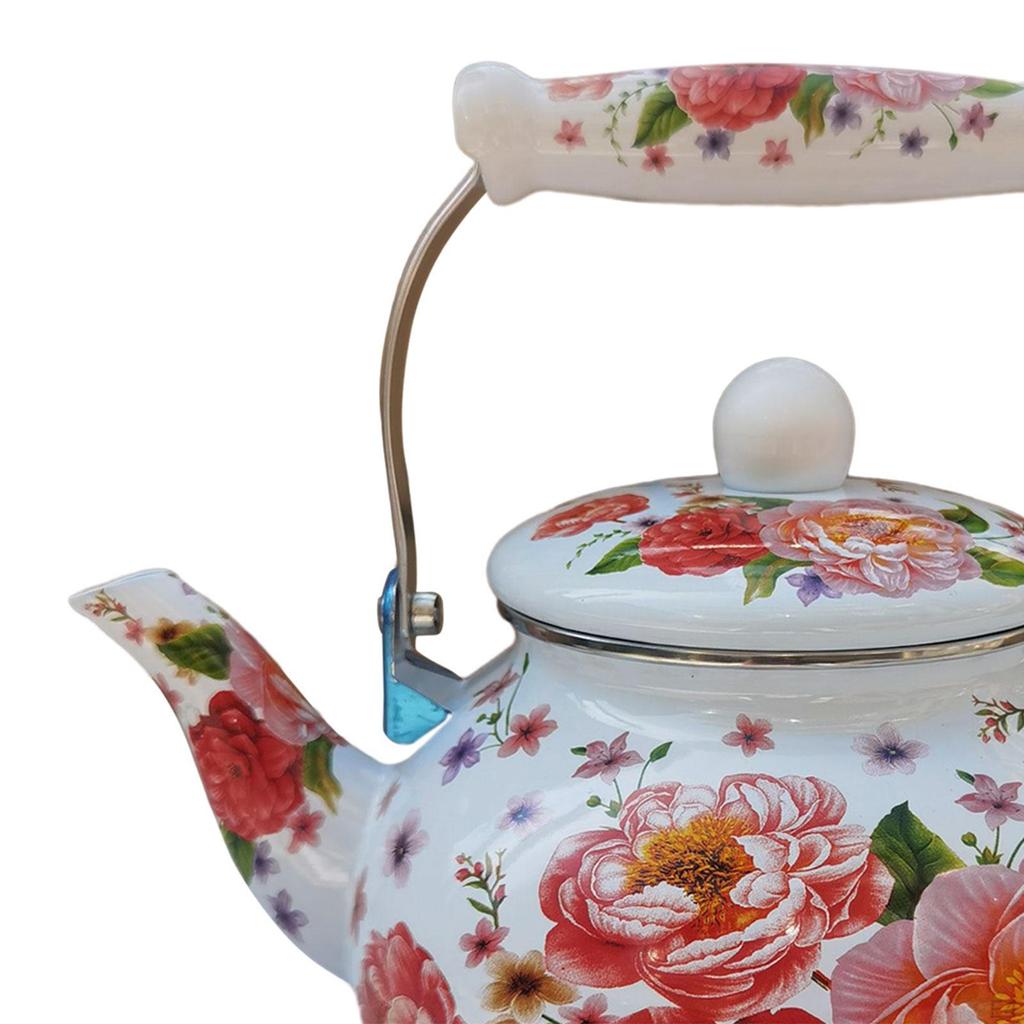 Elegant emaljeret vannkoker for hjemme- og kontorbruk