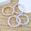 B104 2026 Cute Simple Cartoon Cat Paw Exquisite Acrylic Bead Bracelet Fashionable Casual Resin Bracelet Daily Daily Accessory