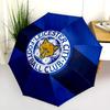 Leicester City FC  Pattern, Automatic Folding Umbrella, Portable and Foldable Design, 8 Ribs, a Christmas or Birthday Gift.